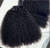 4a4b Curl Weft Black Colour Hair Extensions - Virgin Hair