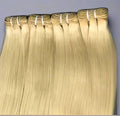 Straight Weft Blonde Hair Extensions - Virgin Hair